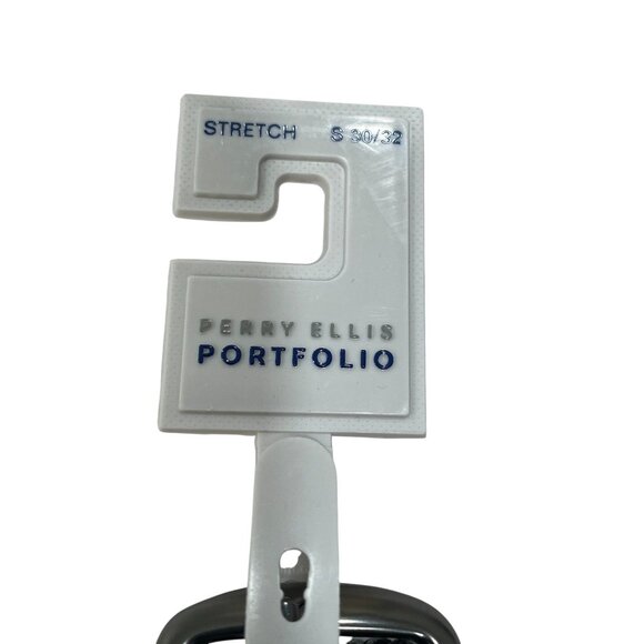 Mens Gift Set Perry Ellis Belt Alfani Tie Argyle Socks Sakkas Gray Black NWT - Picture 7 of 10